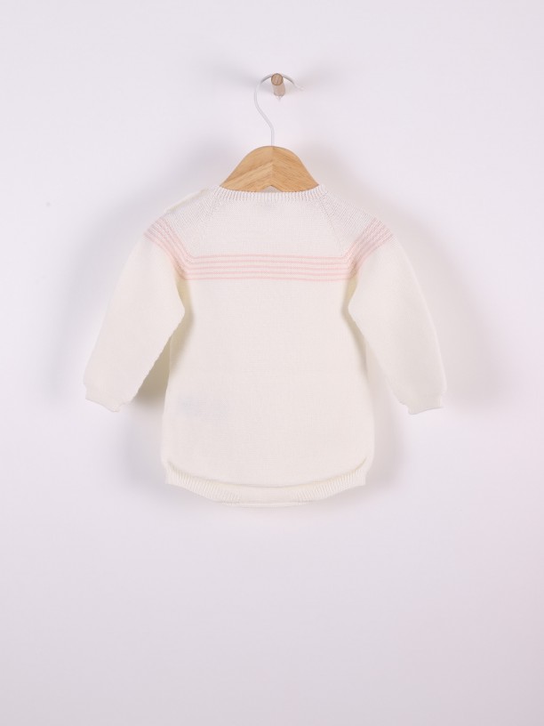 Knitted wool shortie