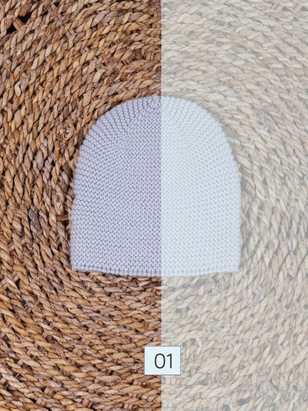 Knitted wool beanie Knitted wool beanie