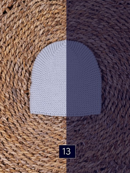Knitted wool beanie