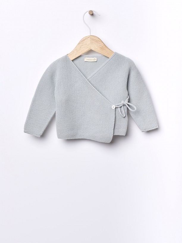Double-breasted cardigan