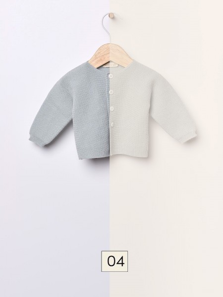 Knitted wool cardigan
