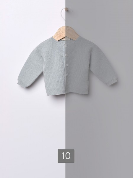 Knitted wool cardigan