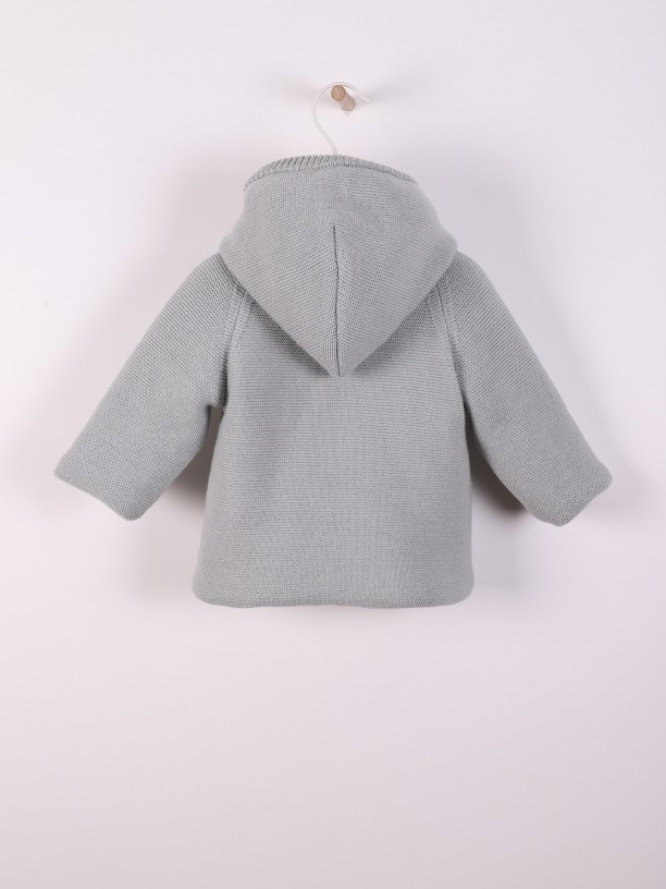 Hooded cardigan