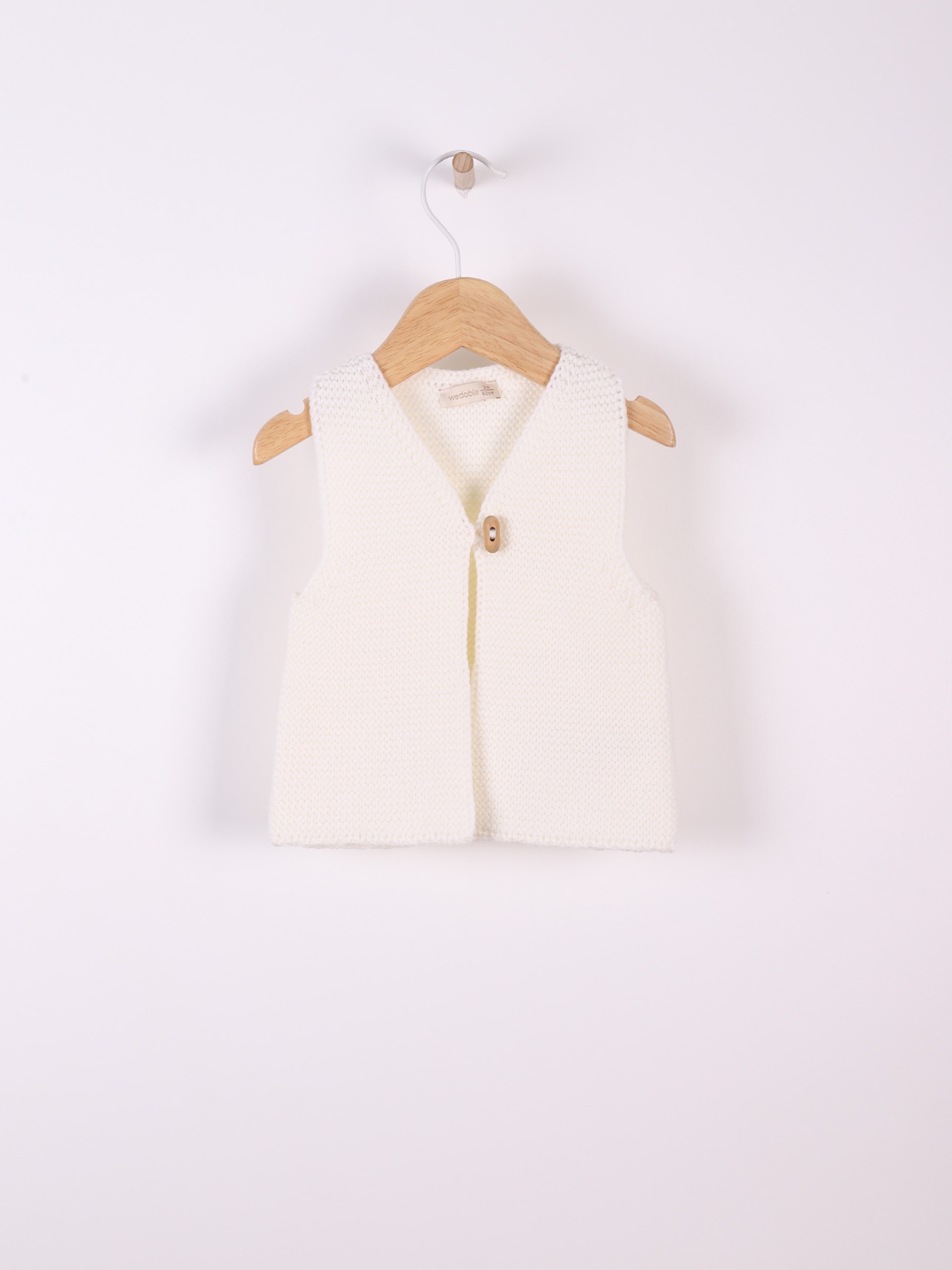 Colete tricotado de l?