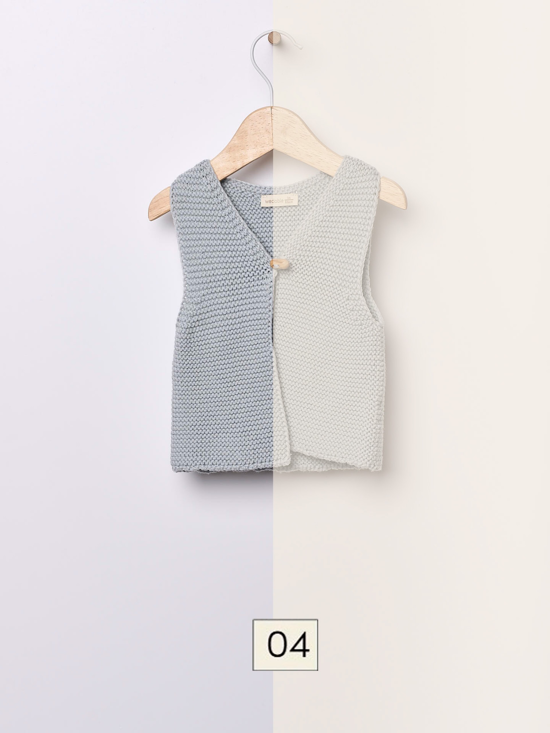 Colete tricotado de l?