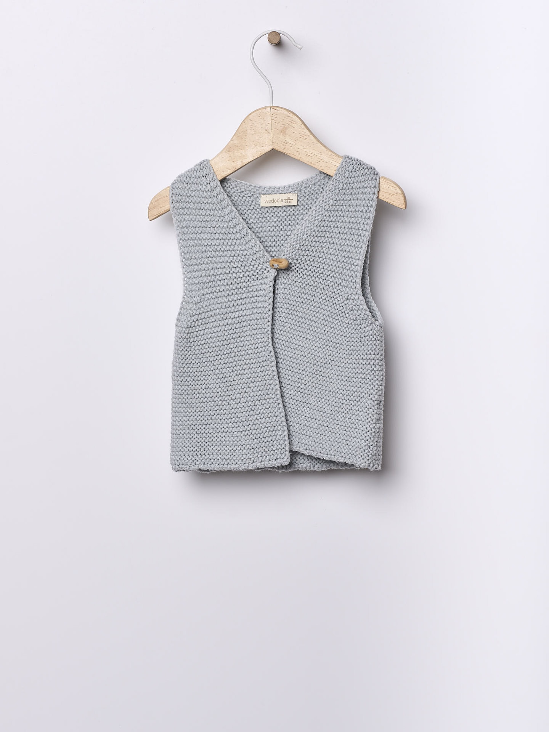 Colete tricotado de l?