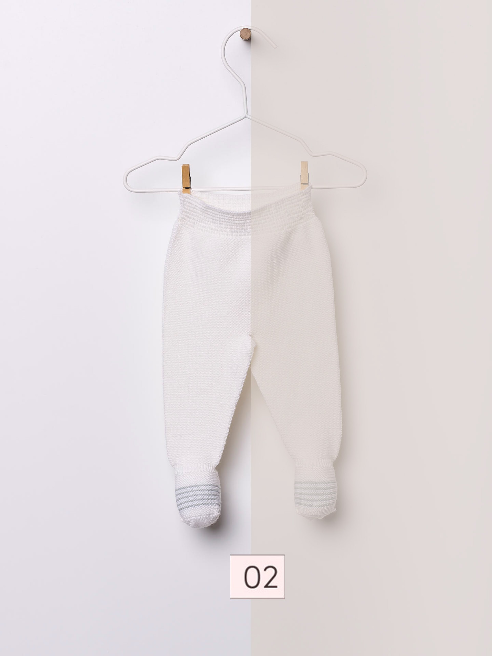 Calças tricotadas lã