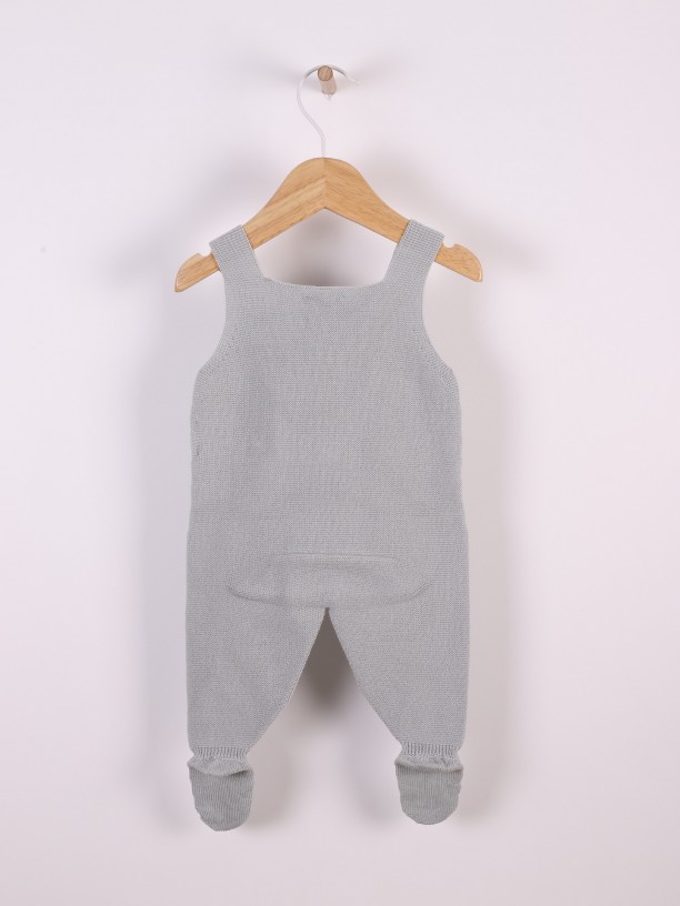 Knitted dungarees Knitted dungarees