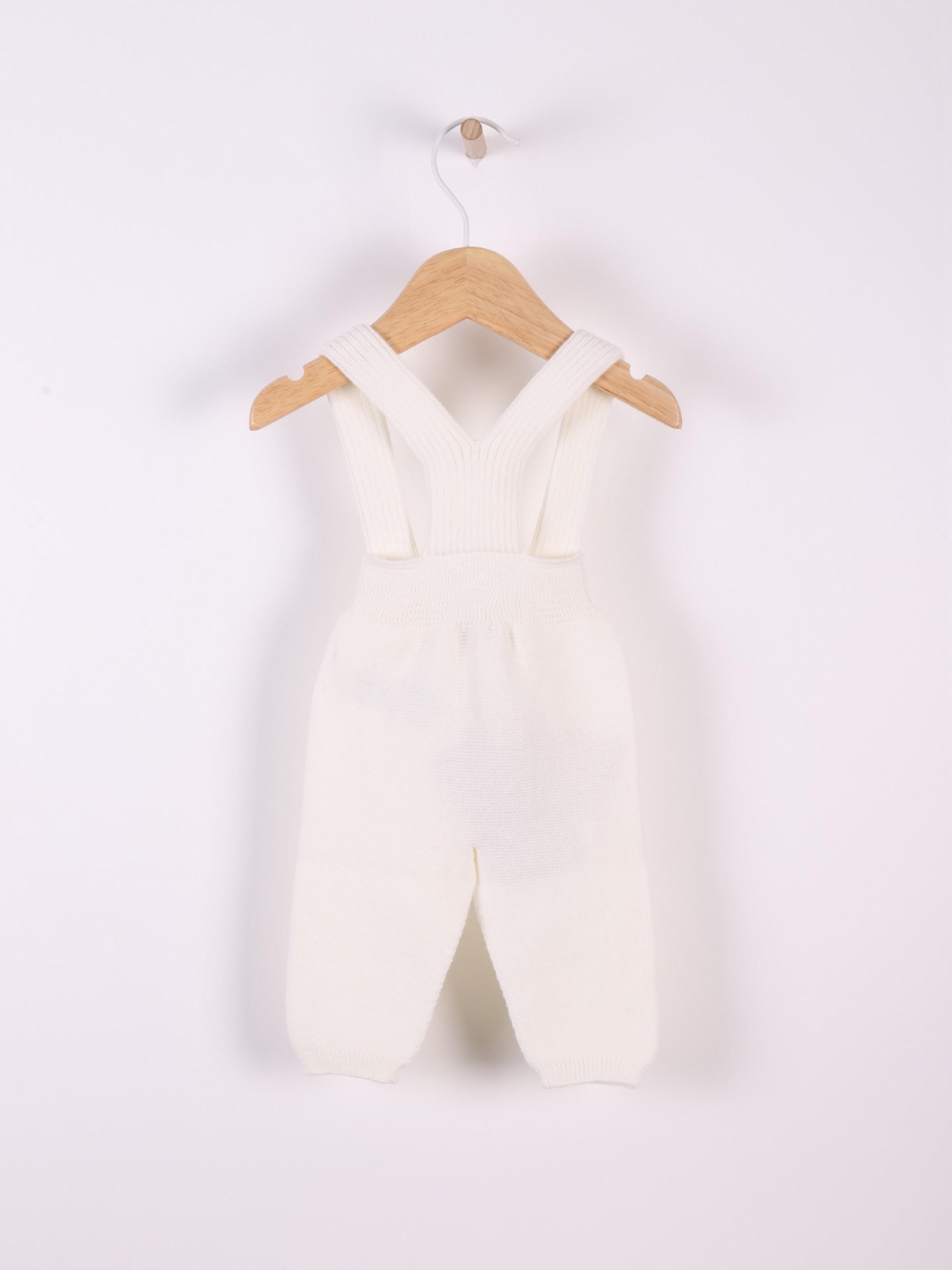 Knitted wool trousers