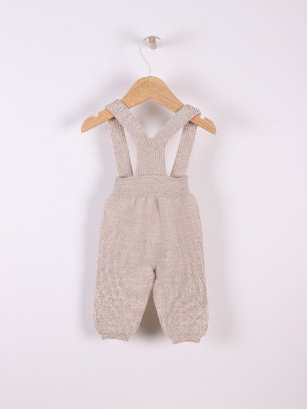 Knitted wool trousers Knitted wool trousers