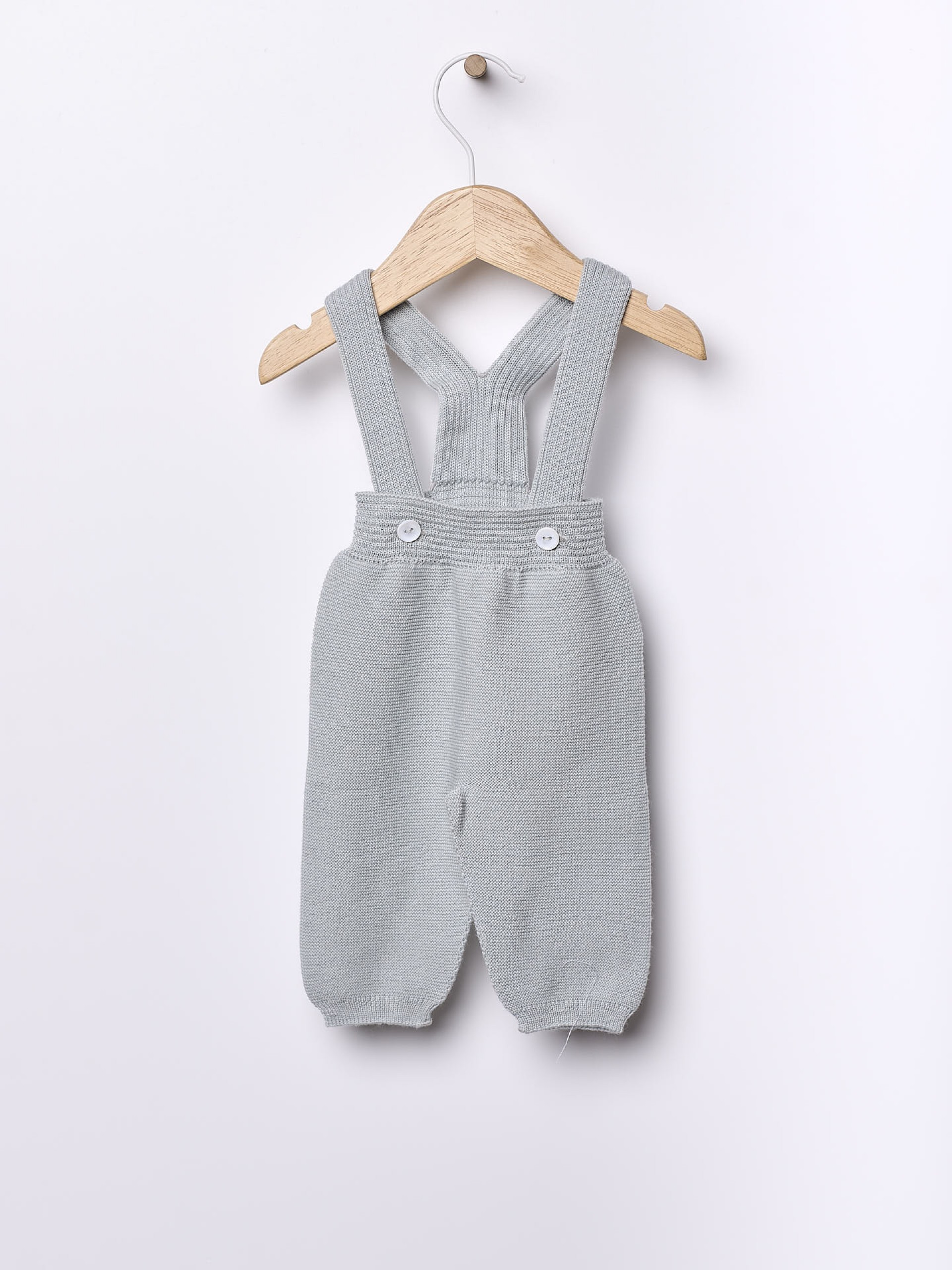 Knitted wool trousers