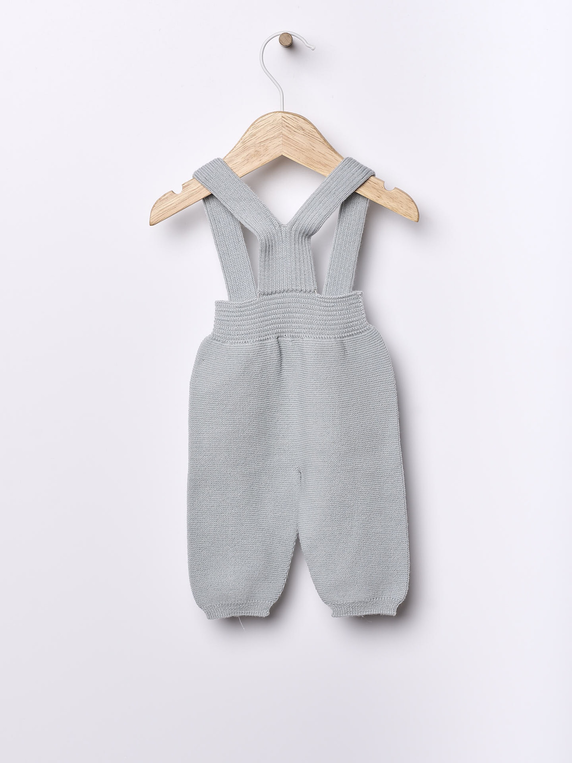 Knitted wool trousers