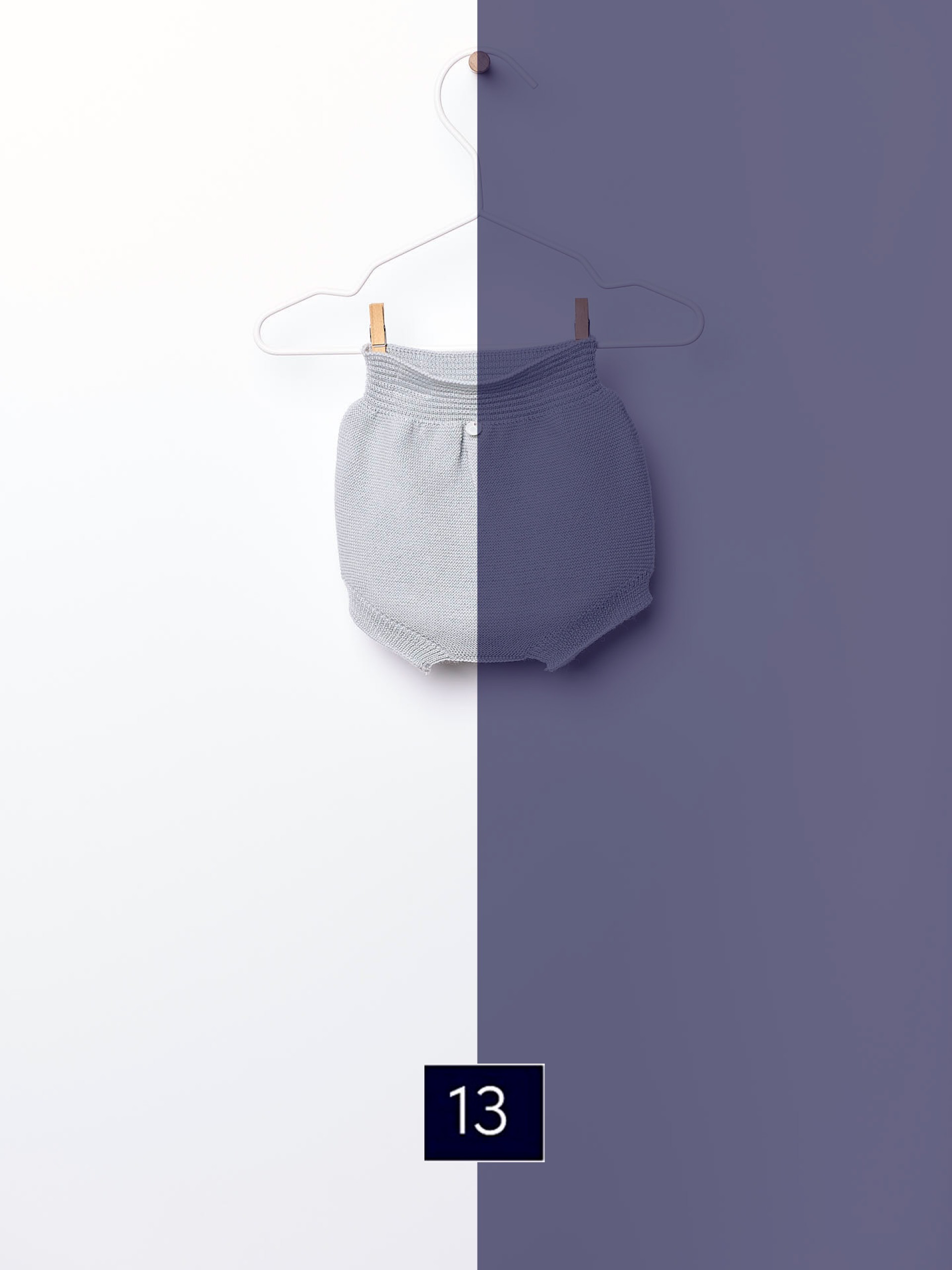 Tapa fralda tricotado l?