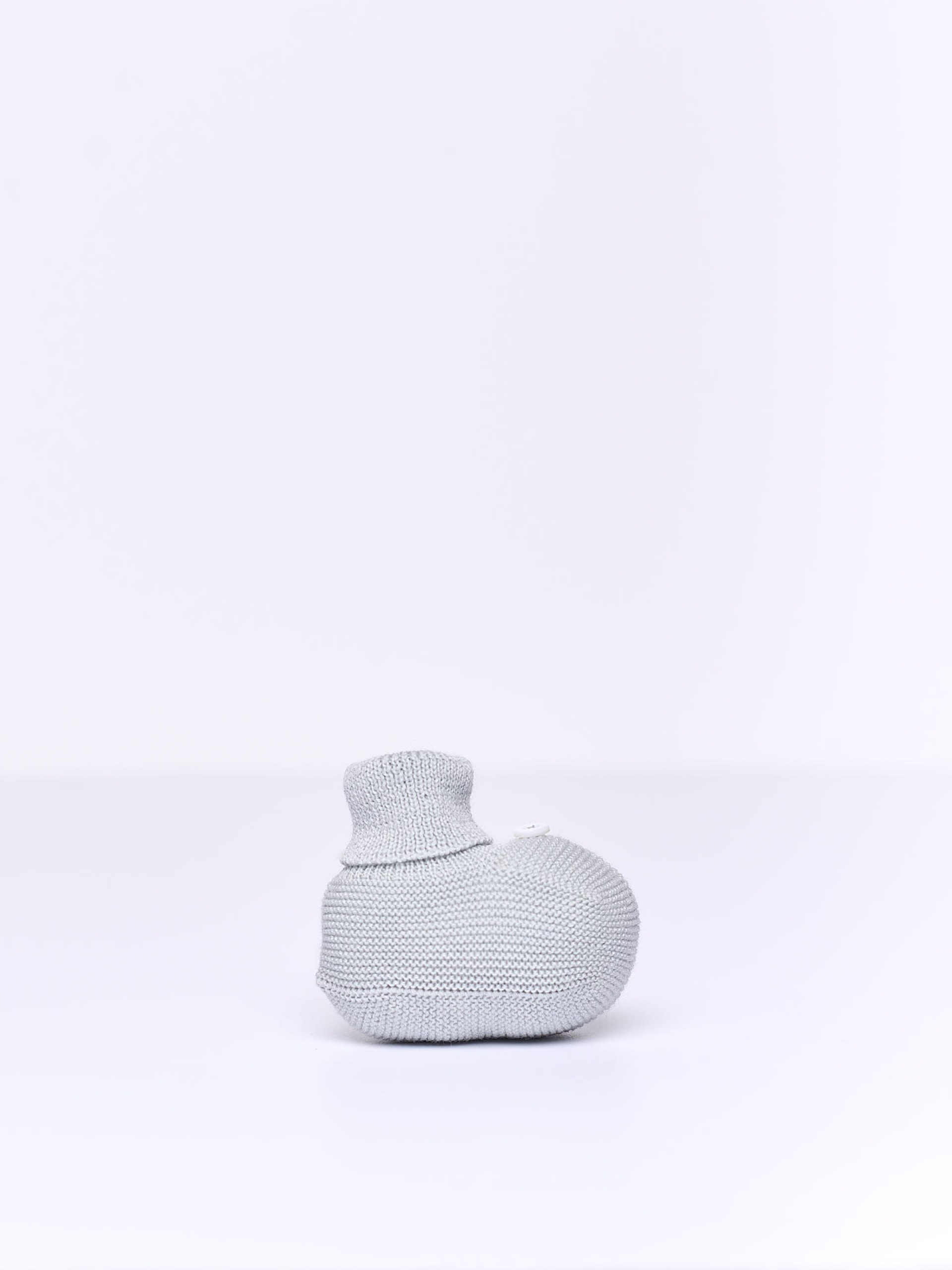 Knitted wool booties