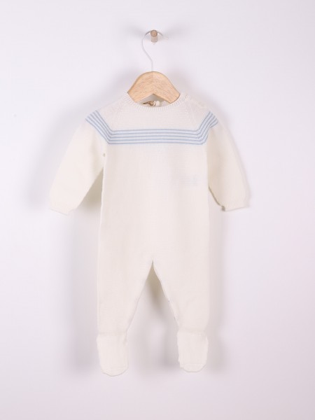 Knitted wool babygrow Knitted wool babygrow