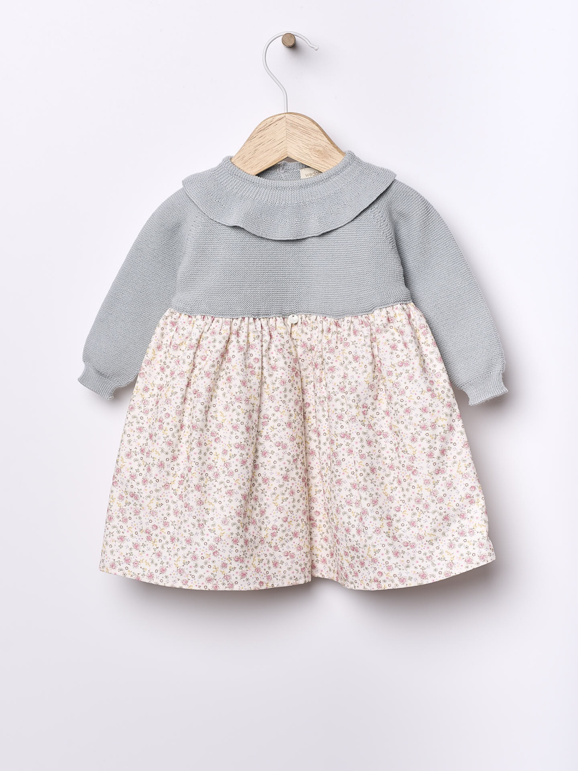 Vestido manga comprida