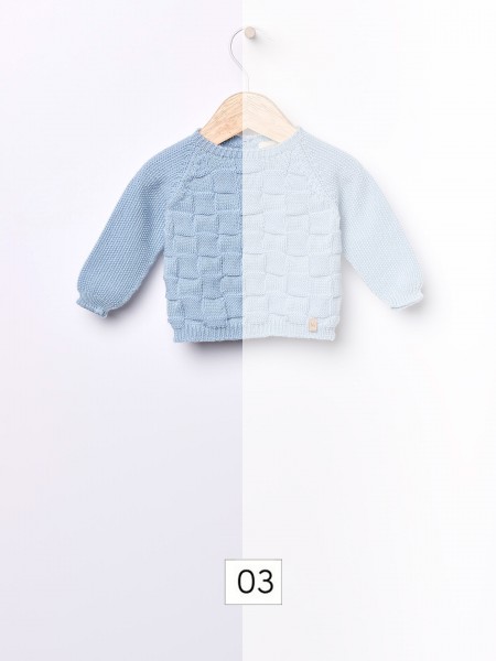 Knitted wool sweater