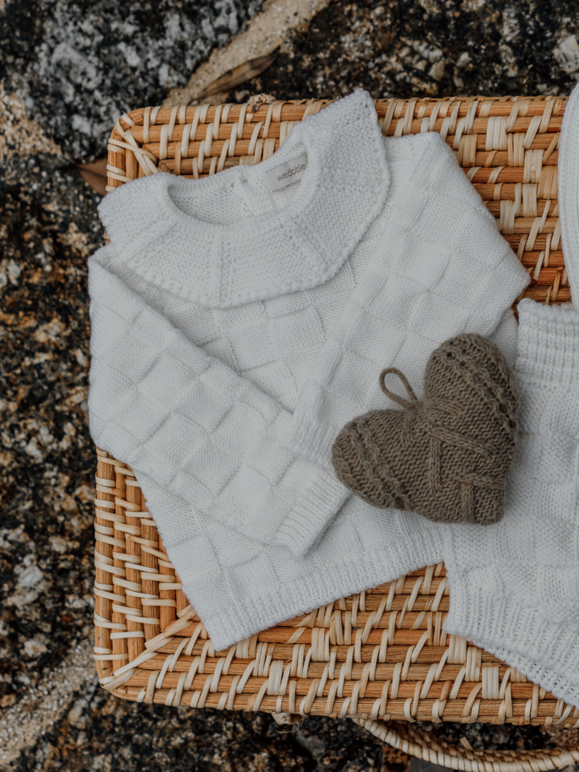 Knitted wool sweater