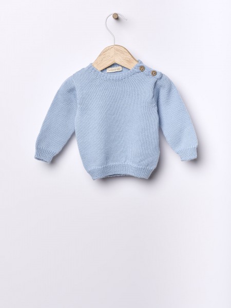 Knitted wool sweater