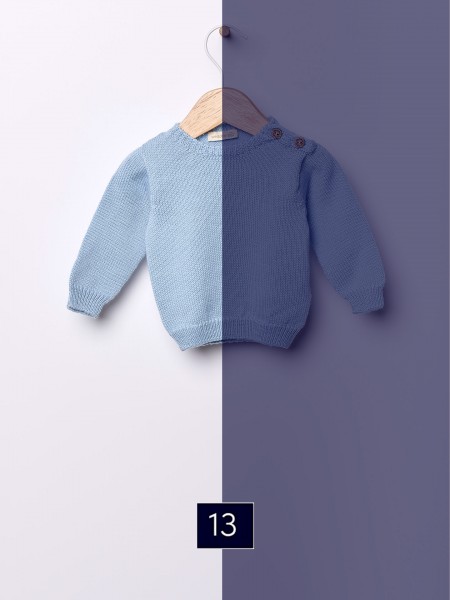 Knitted wool sweater