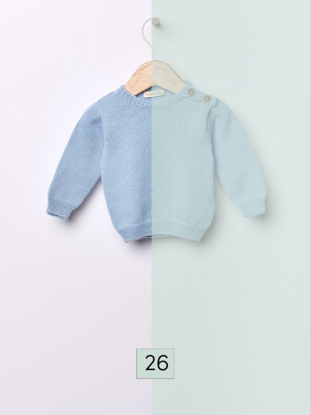 Knitted wool sweater