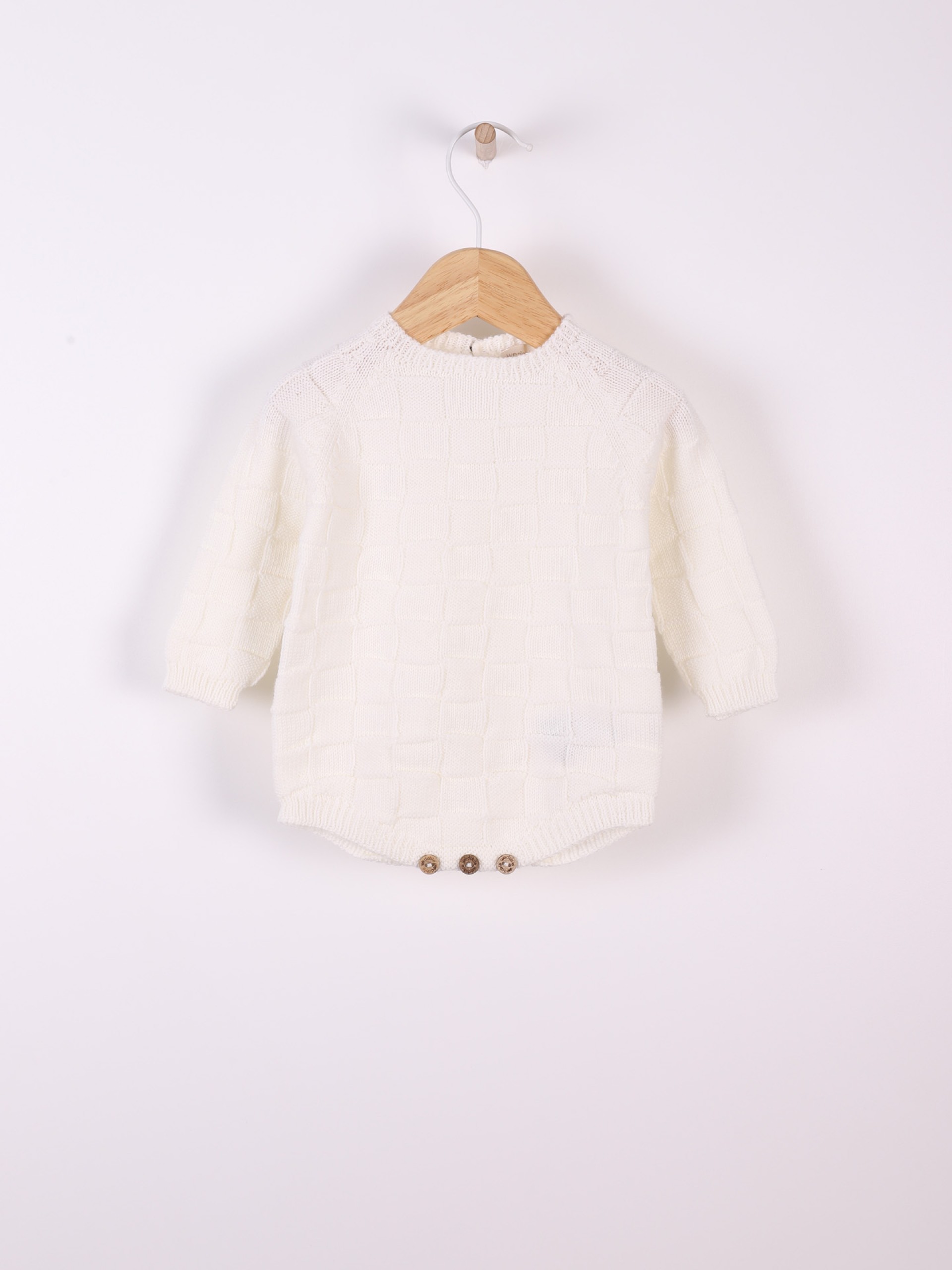 Knitted wool shortie