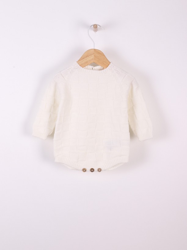 Knitted wool shortie Knitted wool shortie