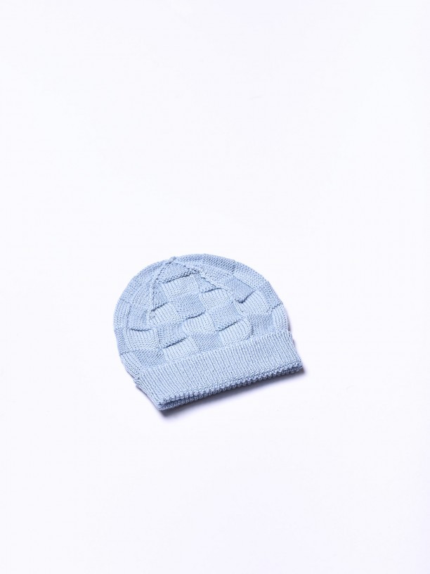 Knitted wool beanie