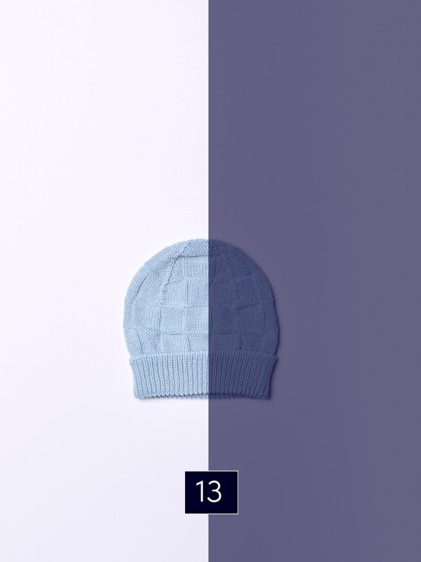 Knitted wool beanie