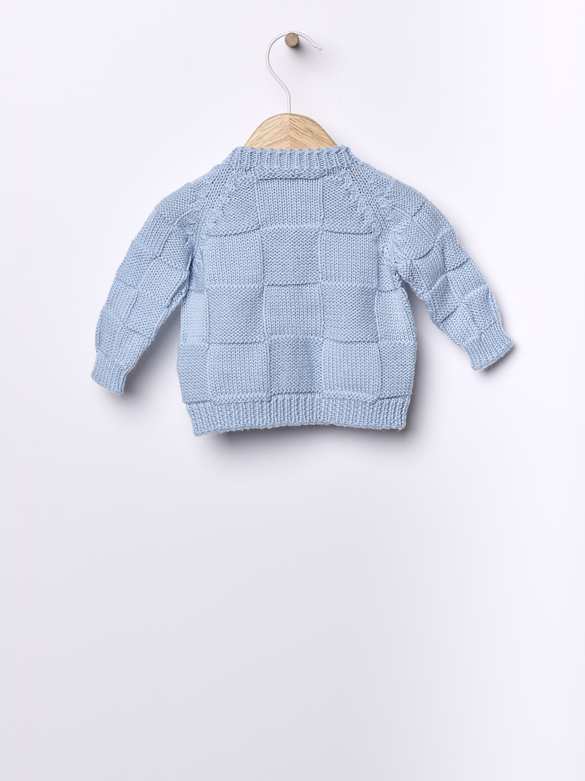 Knitted wool cardigan