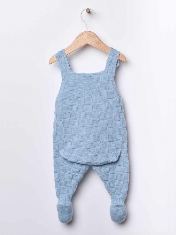 Knitted dungarees