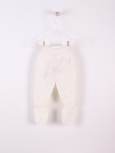 Calças tricotadas lã Calças tricotadas lã