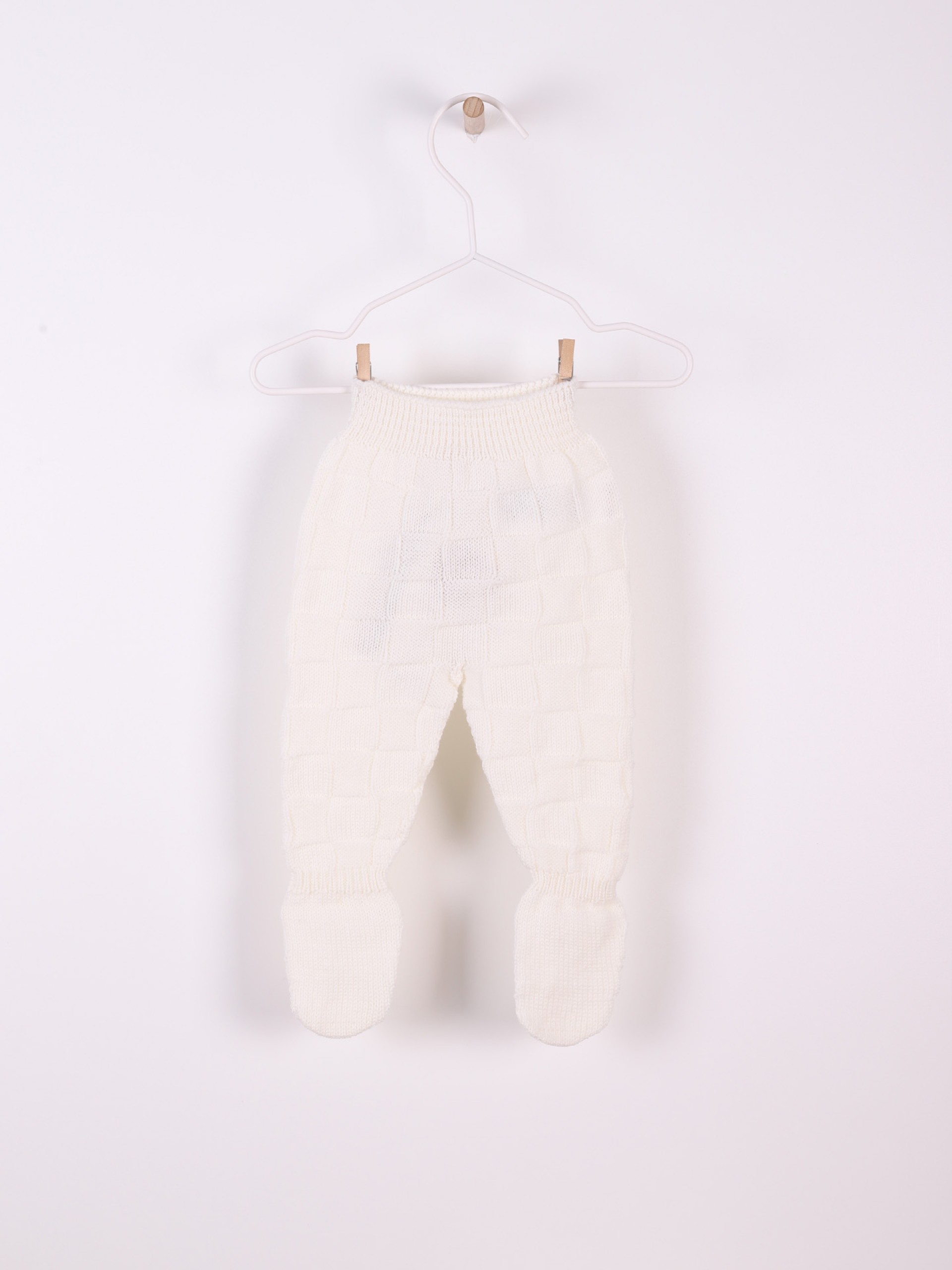 Calças tricotadas lã