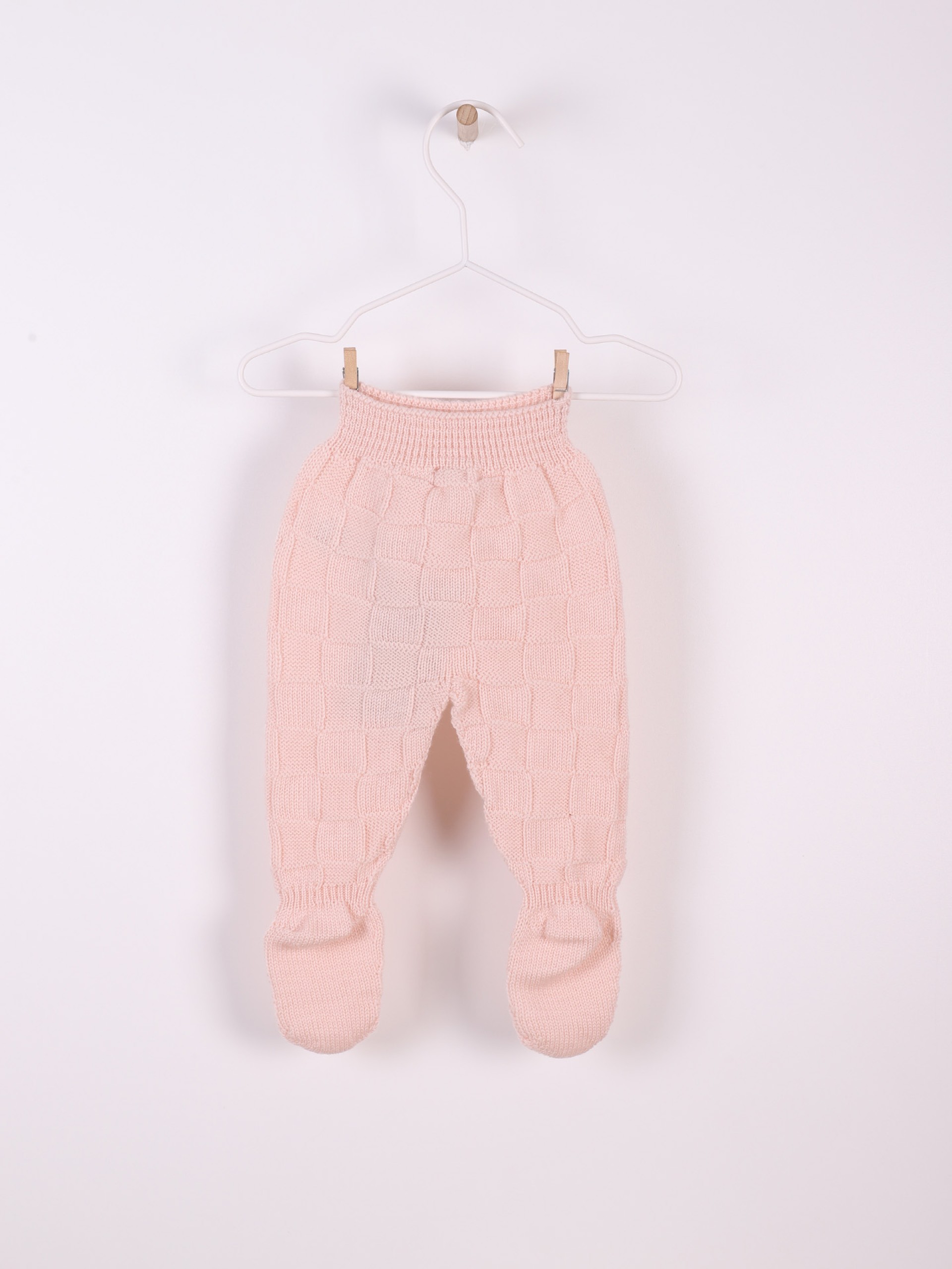 Knitted wool trousers