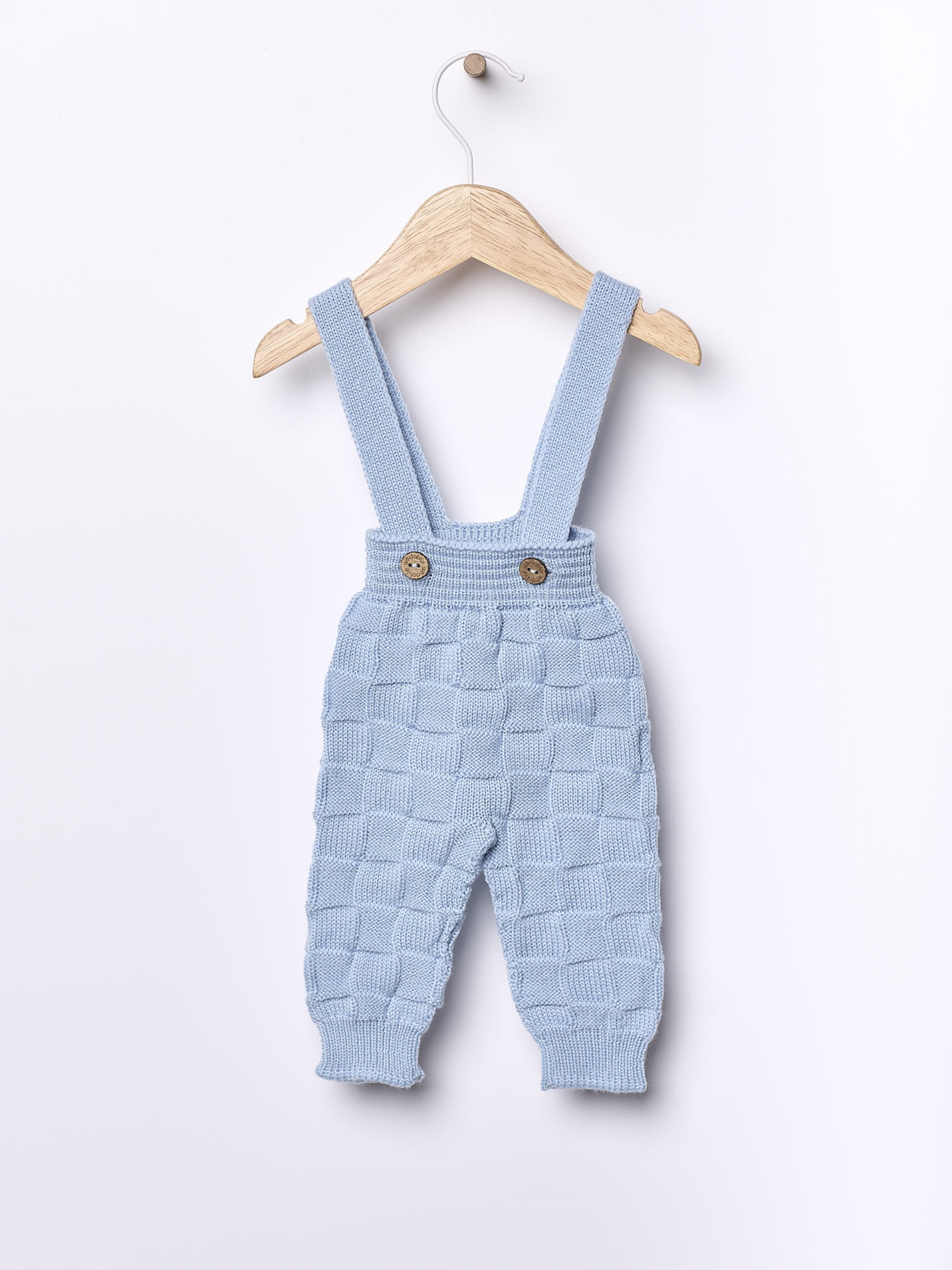 Knitted wool trousers