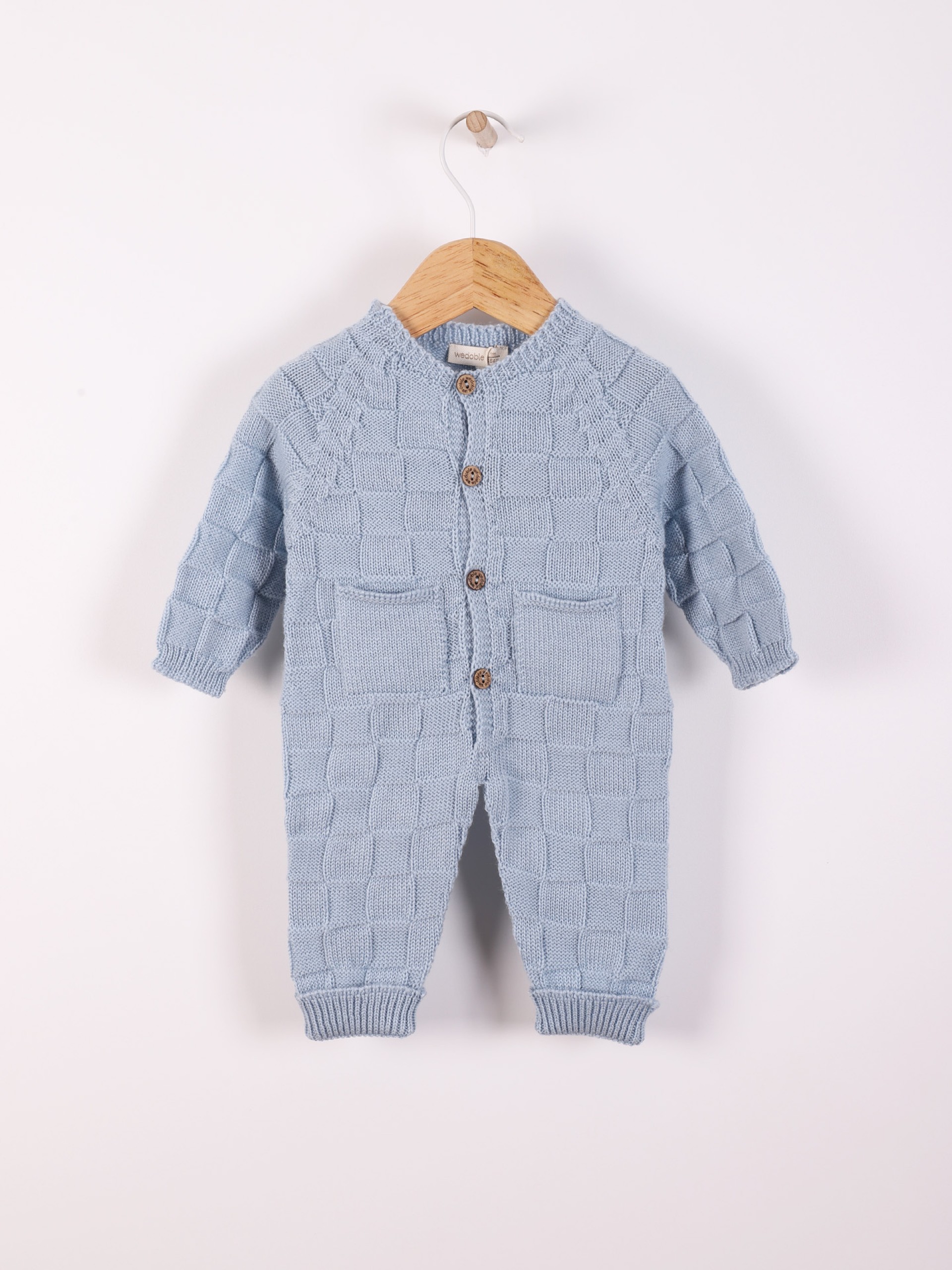 Knitted wool jumpsuit