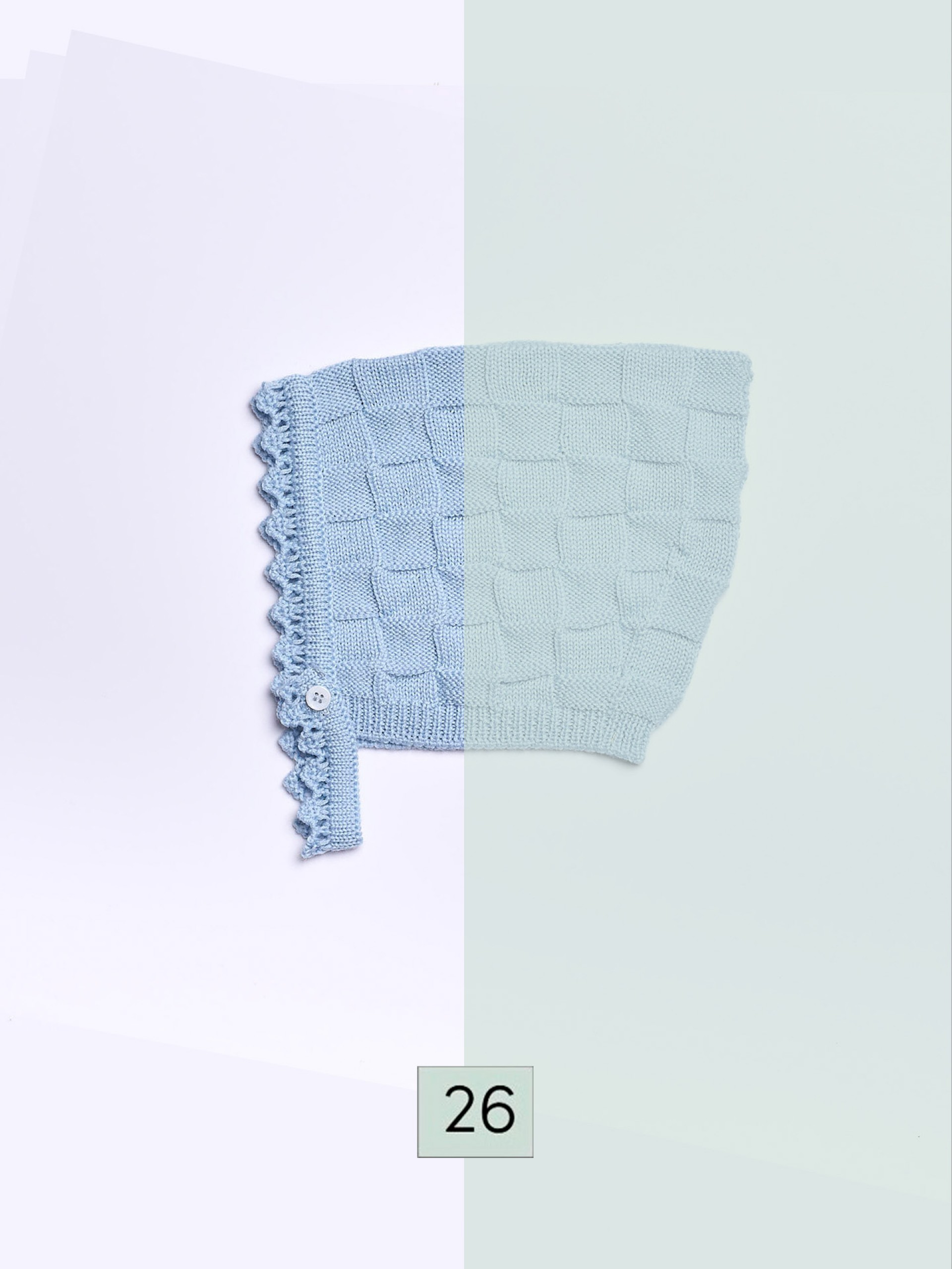 Touca tricotada de l?