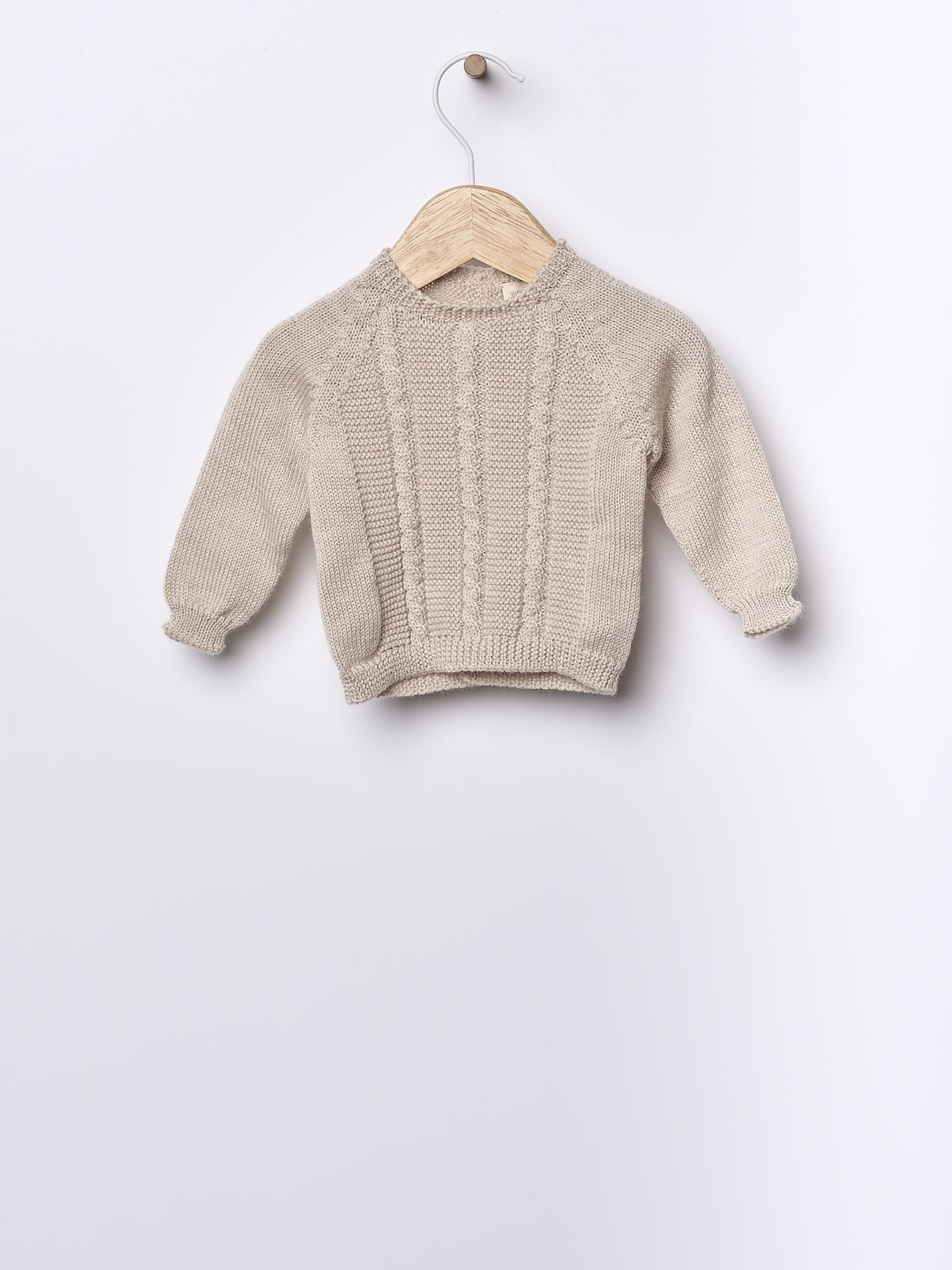 Knitted wool sweater