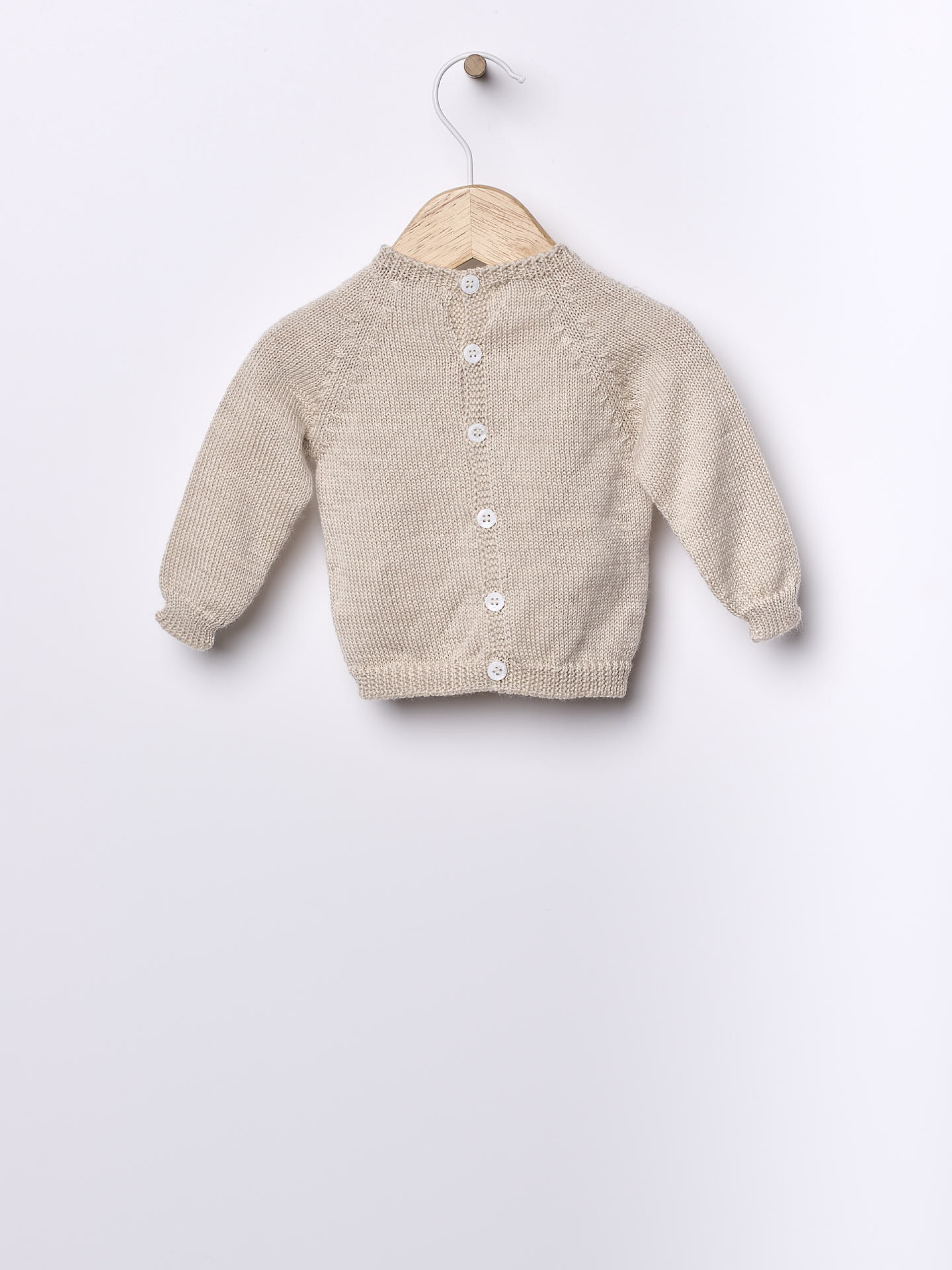 Knitted wool sweater