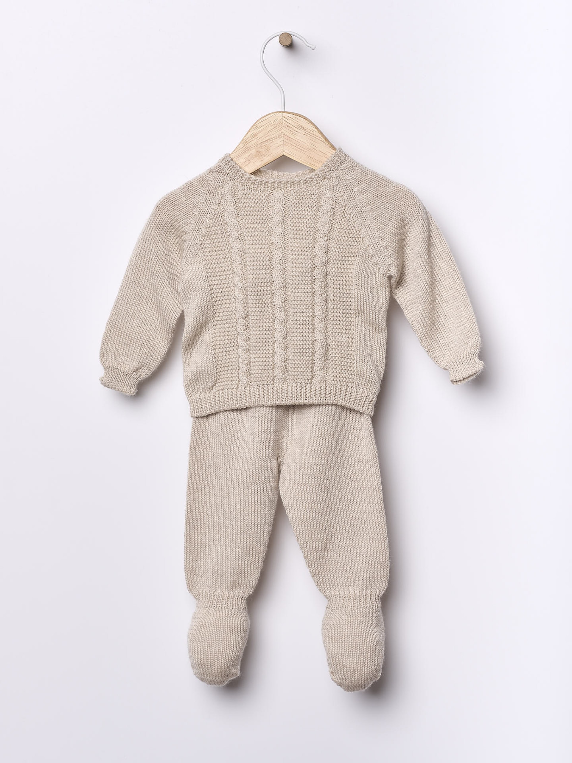 Knitted wool sweater