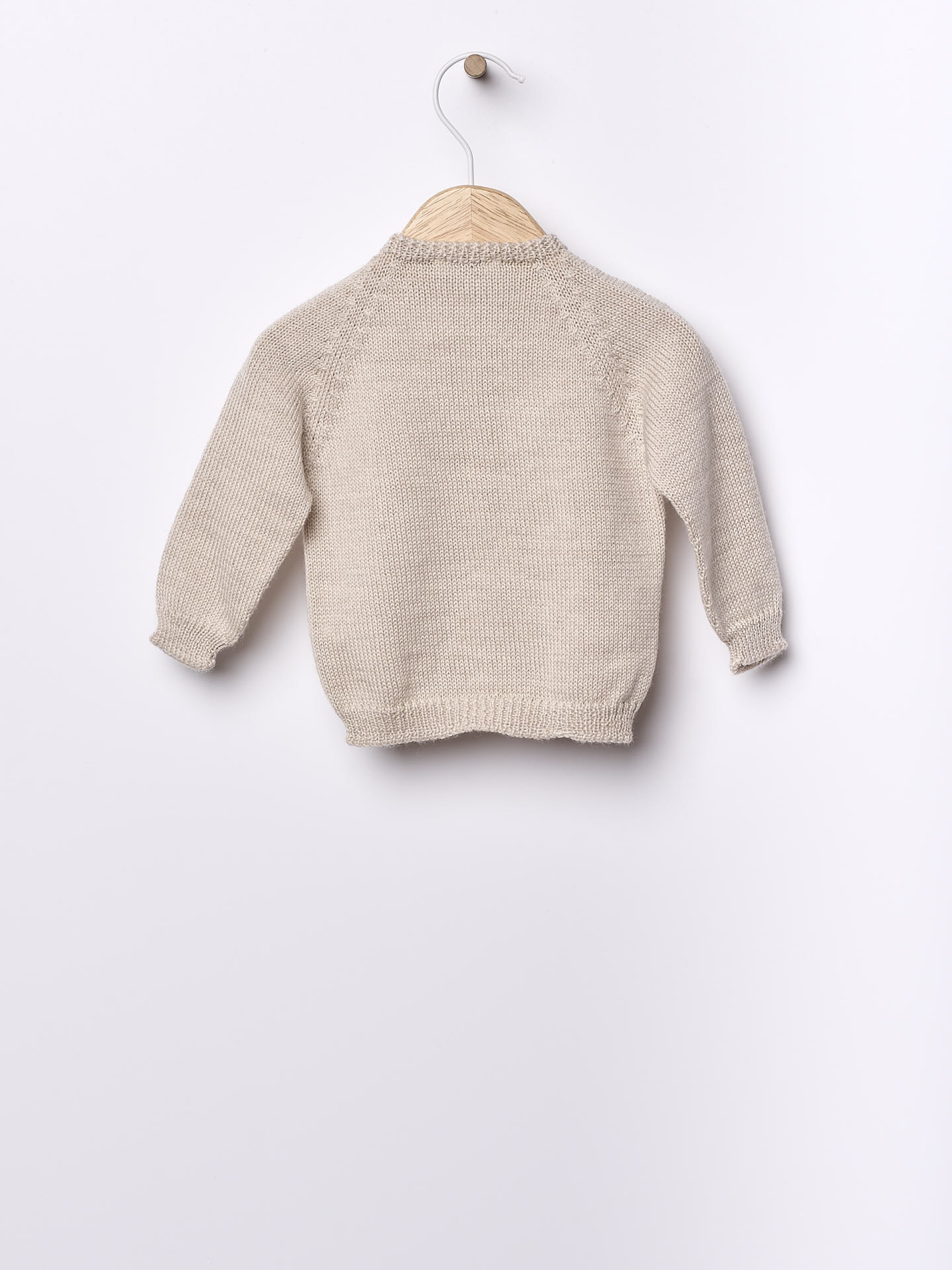 Knitted wool sweater