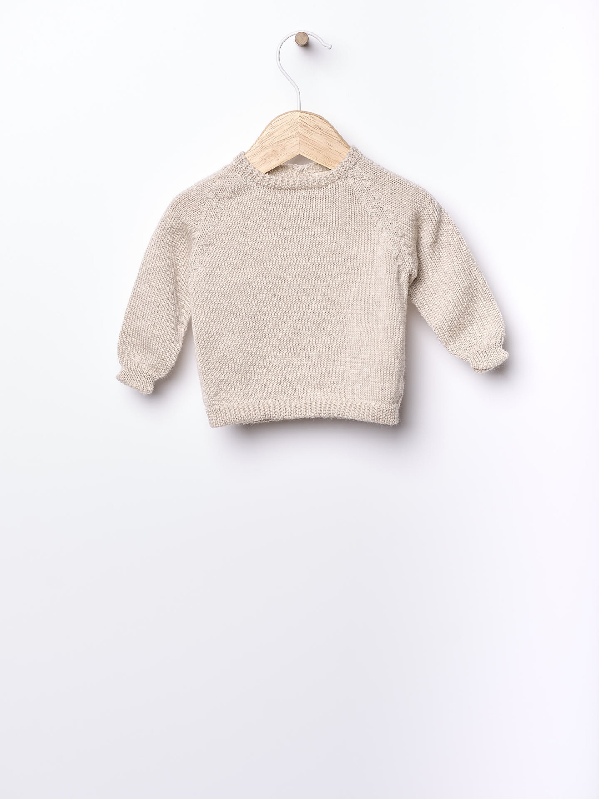 Knitted wool sweater