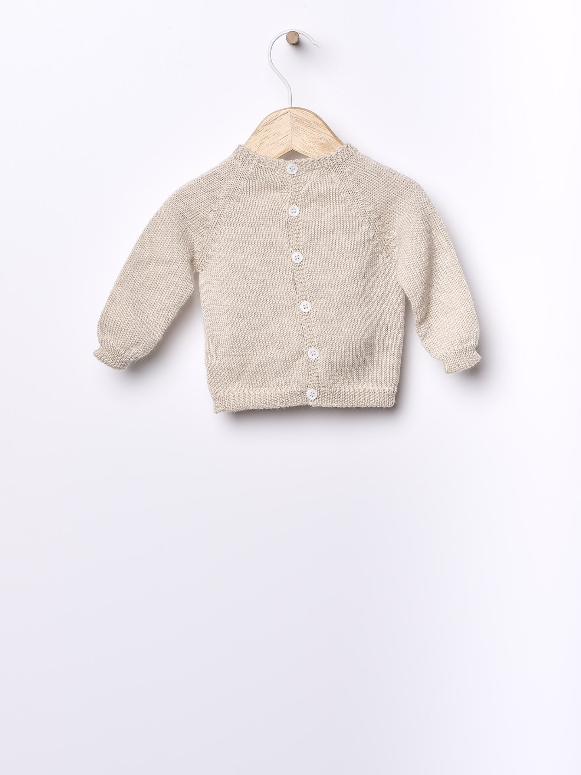 Knitted wool sweater