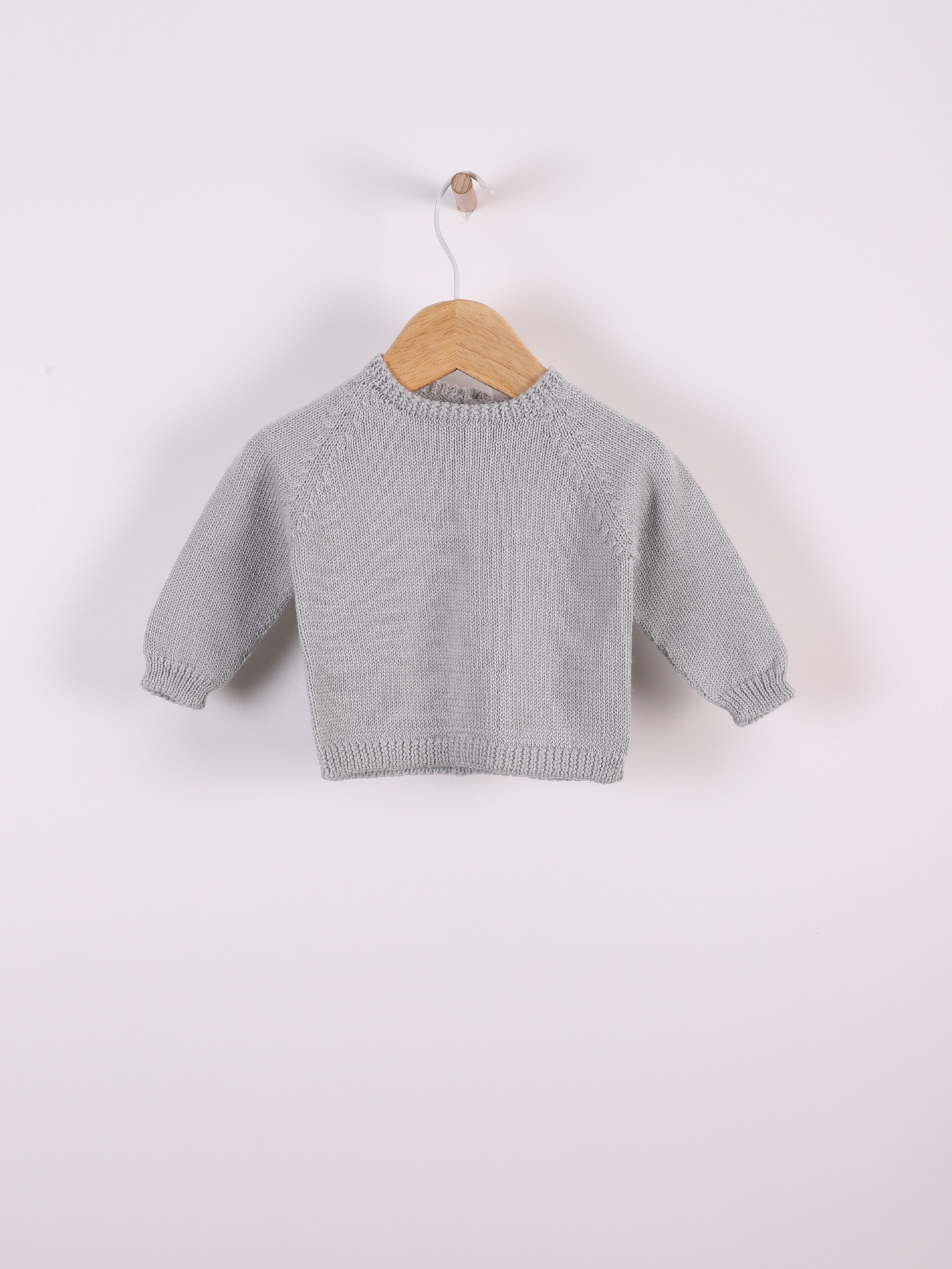 Knitted wool sweater