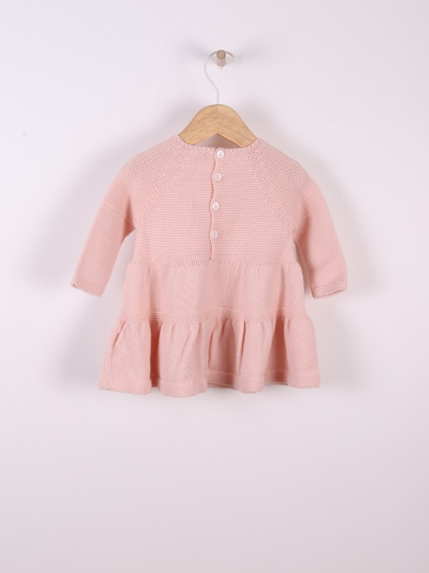 Knitted wool dress