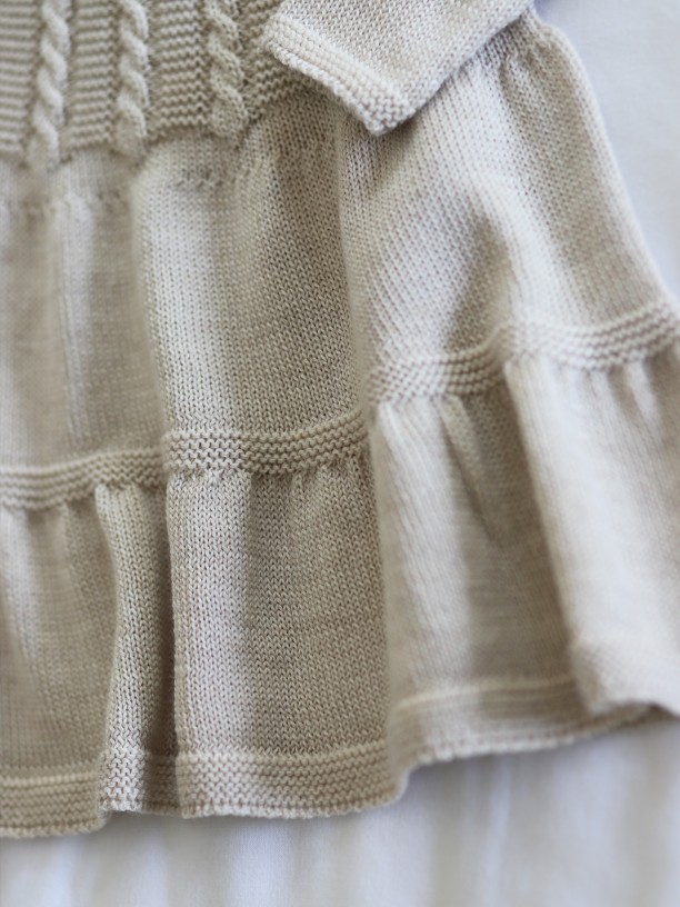 Knitted wool dress