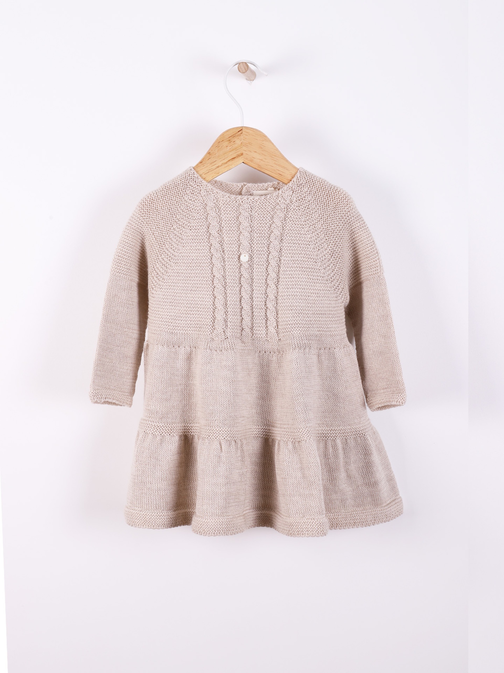 Knitted wool dress