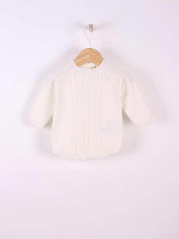 Knitted wool shortie Knitted wool shortie