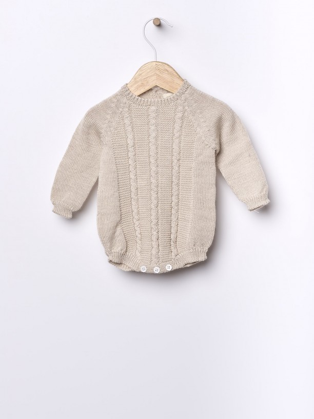 Knitted wool shortie Knitted wool shortie