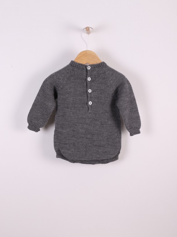 Knitted wool shortie Knitted wool shortie